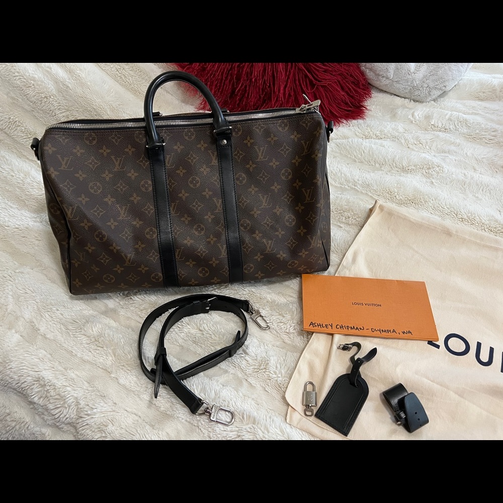 Louis Vuitton Keepall Bandouliere 45 - Macassar